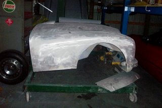 Panel Fabrication on a 1952 Aston Martin