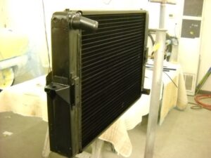 rebuilt vintage Aston Martin radiator rebuilt vintage Aston Martin radiator