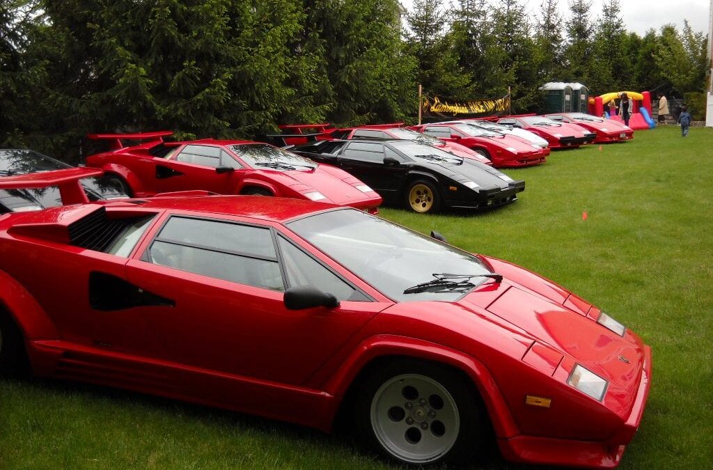 40th anniversary Lamborghini Countach reunion