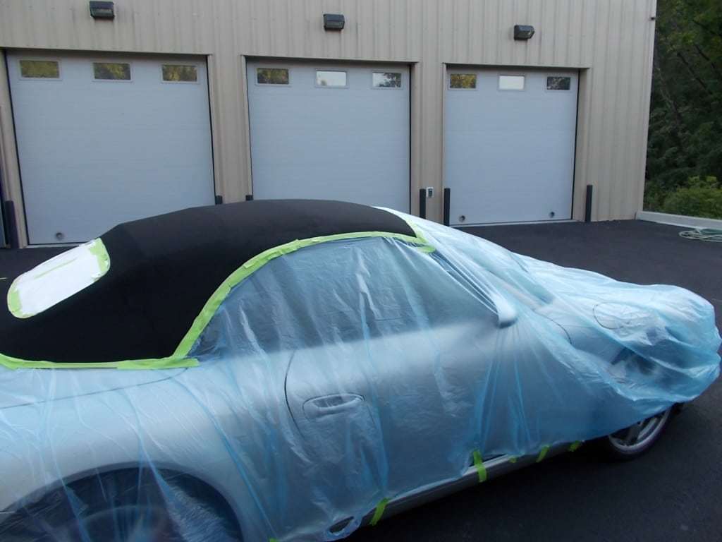 Porsche convertible top waterproofing Exoticars USA NJ Exotic Car